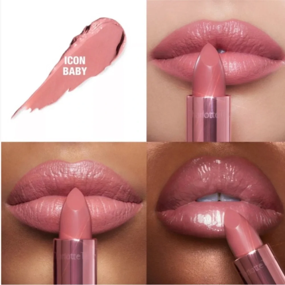 Charlotte Tilbury Icon Baby Fresh Pink Gloss & Pink Lipstick Duo - Picture 2 of 4